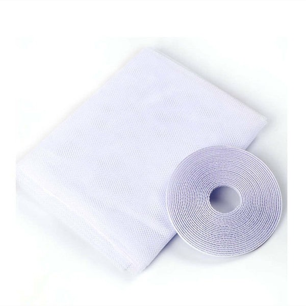 2 sets Insect Window Netting Screen Cover Fly Mosquito Mesh Kit Curtain Wasp AU