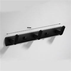 Wall Hooks Rack – Aluminium Coat & Key Hooks (3/4/5)