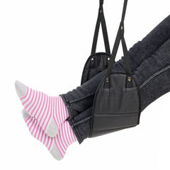 Travel Foot Rest Footrest Leg Pillow Airplane Flight Foam Cushion Sling Hammock