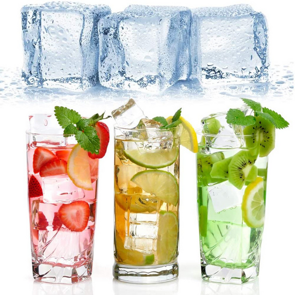 Fake Acrylic Ice Cube Artificial Wedding Party Photography Display Clear