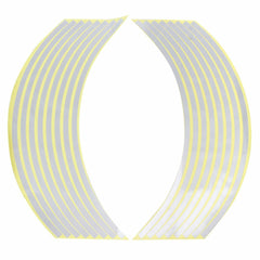 Motorcycle Car Rim Stripe Wheel Decal Tape Stickers Strips Reflective Car Bike