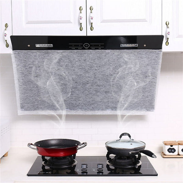 Range Hood Filter Paper Roll Oil Absorbing Segmented Kitchen Cook Cleaner