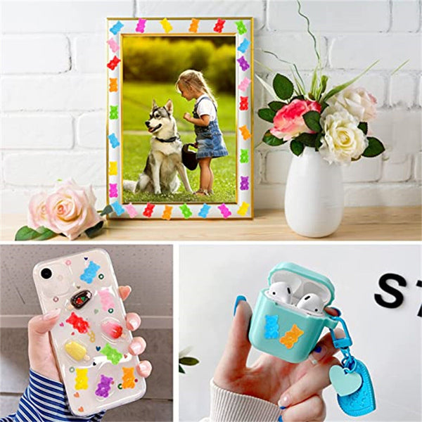 640x Bear Nail Art Jewelry Nail Art Charms 3D Nail Ornaments Nail Art Decoration