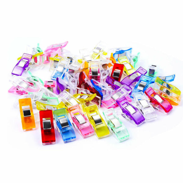 30/50X 27/56MM Wonder Clips Crafts Fabric Quilting Crochet Plastic Sewing Tools