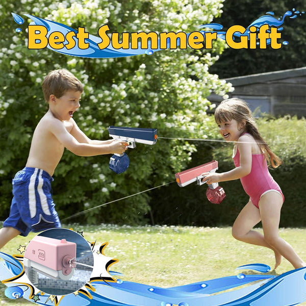 Electric Water Gun Squirt Blaster Adults Children Pool Beach Toy Summer Outdoor