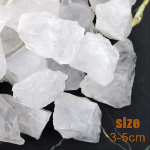 UP 10KG Rough Natural Clear Quartz Stone Raw Stone Gemstone Crystals Rock 3-5CM