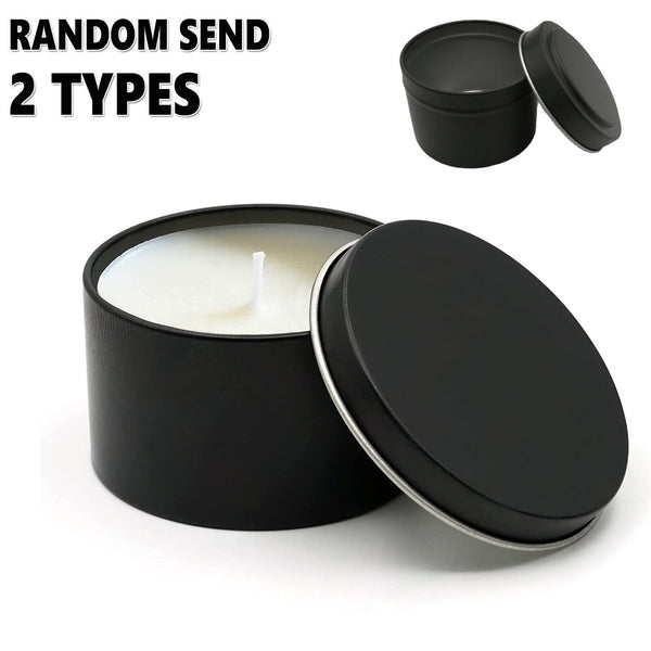 16X 100ml Candle Making Tins Candle Jars Metal For Wax Soy Making Container Box