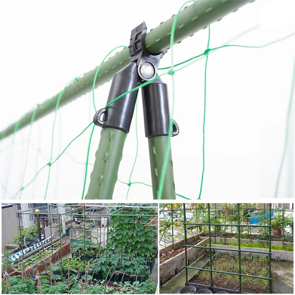 5-50PCS Garden Trellis Plant Awning Connector Joint Fixing Bracket Tomato Cage