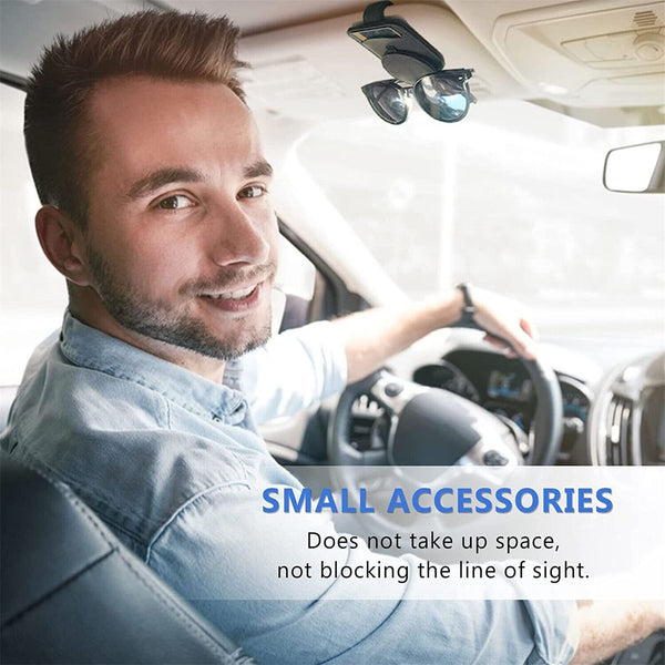 Car Vehicle Accessory Sun Visor Sunglasses Eye Glasses Card Pen Holder Stor Clip