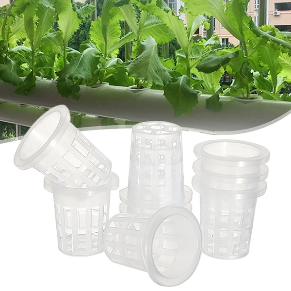 UP 100 Mesh Pot Basket Plant Grow Net Cup Aeroponic Hydroponics Aquaponic Basket