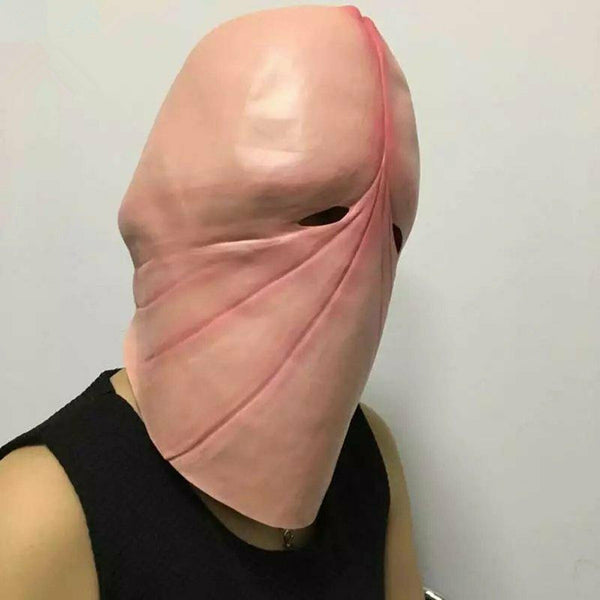 Latex Penis Dick Willy Head Mask Halloween Prank Joking 3D Party Cosplay Funny - Lets Party