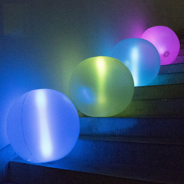 1/5/10/30x Glow Beach Ball Glow Sticks Balls Party Glow in the dark Toys 30cm - Lets Party