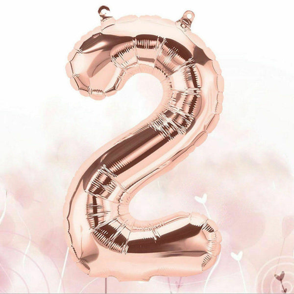 21st Rose Gold Birthday Pack 21 Twenty First Garland Balloons Decorations Party - Lets Party