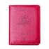 Rose Red Leather RFID Blocking Passport Travel Wallet Holder ID Cards Cover Case - Lets Party