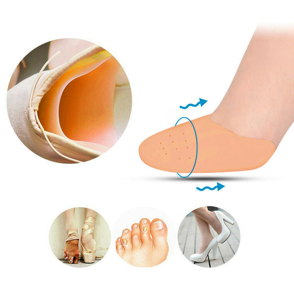 1-10PCS Silicone Gel Toe Protector Soft Pad Cushion Cover Pain Relief Foot Care - Lets Party