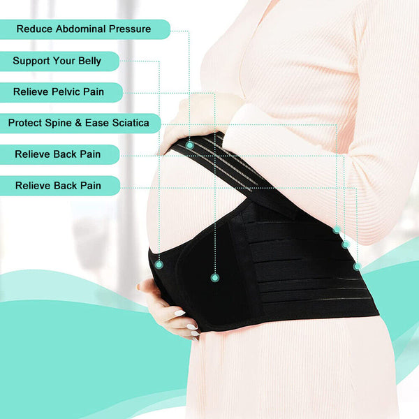 Pregnancy Maternity Size XXL  Belt Abdominal Back Support Strap Belt Belly Band Support - Lets Party