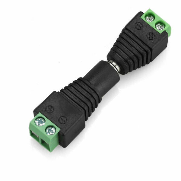 On Off Switch DC Connector with Male Female Plugs + Jack for 12V LED Strip Light - Lets Party