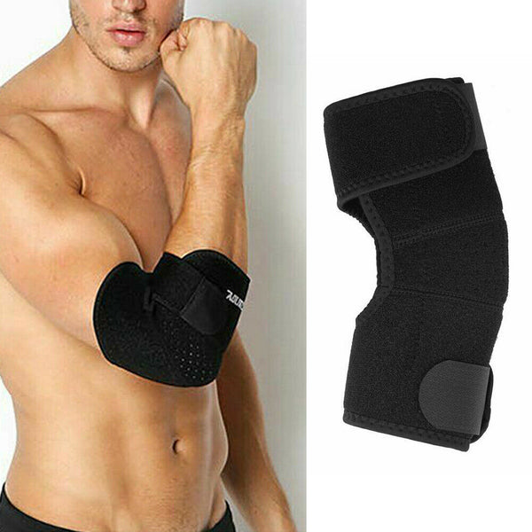 Elbow Arm Support Brace Bandage Wrap Strap Pads Gym Sport Tennis Basketball - Lets Party