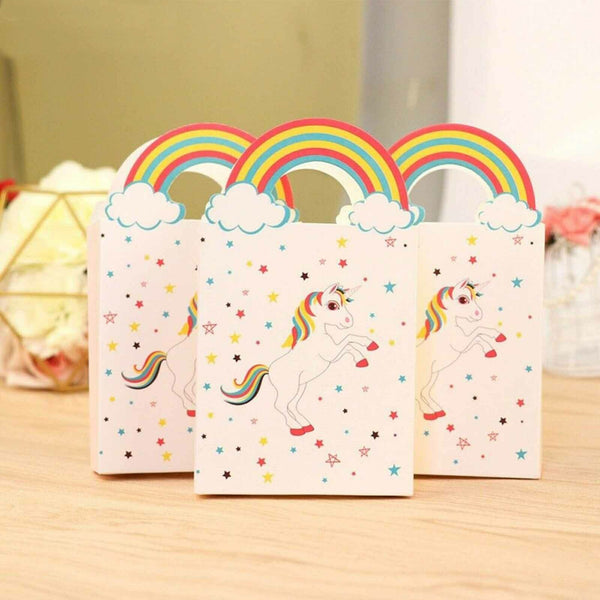 Paper Unicorn Bag | Birthday Party Favour | Treat Bag | Gift Bag | Candy Box