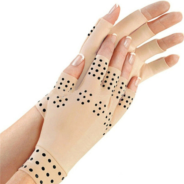 Magnetic Arthritis Compression Gloves Joint Finger Pain Relief Hand Wrist Brace - Lets Party