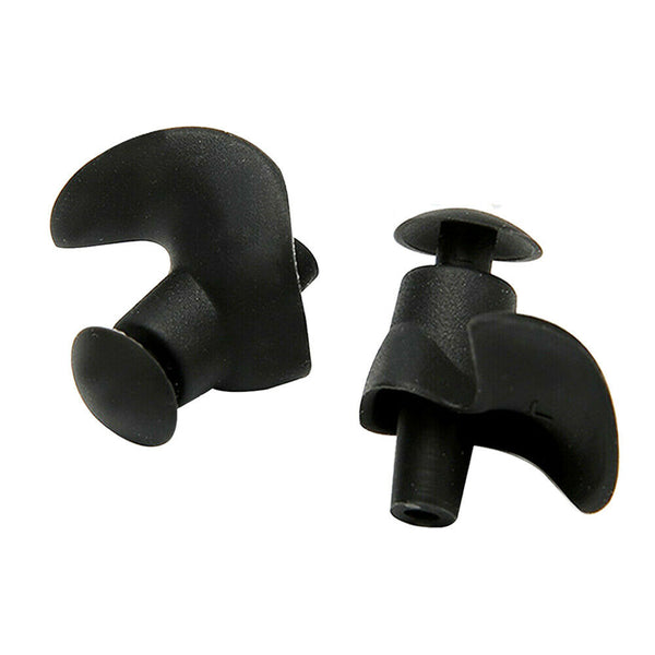 2x Waterproof Swimming Diving Ear Plugs Kids Adults Silicone Sports Reusable - Lets Party