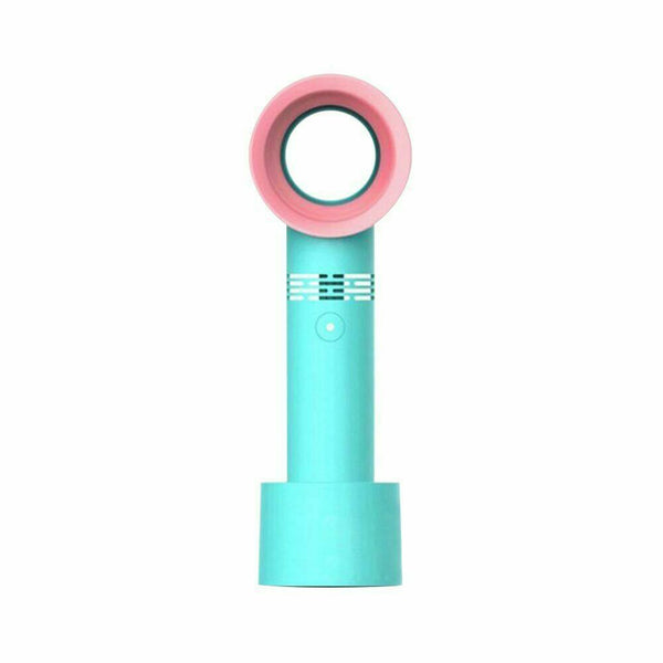 Portable Bladeless Hand Held Cooler Fan USB No Leaf Handy Summer Fan  - Lets Party