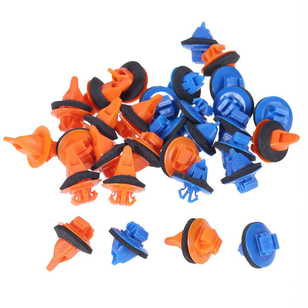 60PCS Front Door Trim Body Moulding Repair Kit Flare Panel Clip For Toyota Prado