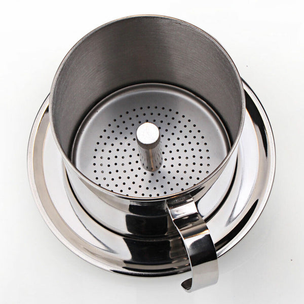 304 Stainless Steel Vietnamese Drip Coffee Pot Infuser for Home Filter Maker