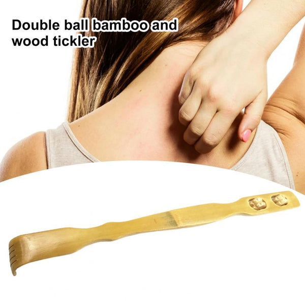 5PCS Long Reach Wooden Bamboo Scratch Back Scratcher Body Massage Itchy Relieve