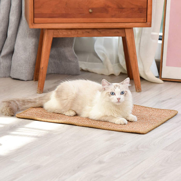 Cat Scratcher Board Pet Scratching Mat Natural Sisal Sofa Couch Protector Toy AU