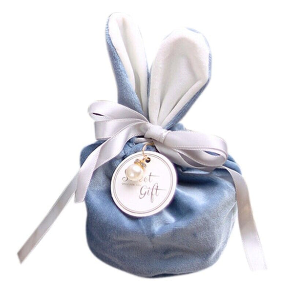 4x Candy Pouch Bunny Easter Jewelry Organizer Rabbit Wedding Gift Packing Bags