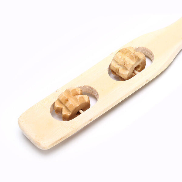5PCS Long Reach Wooden Bamboo Scratch Back Scratcher Body Massage Itchy Relieve