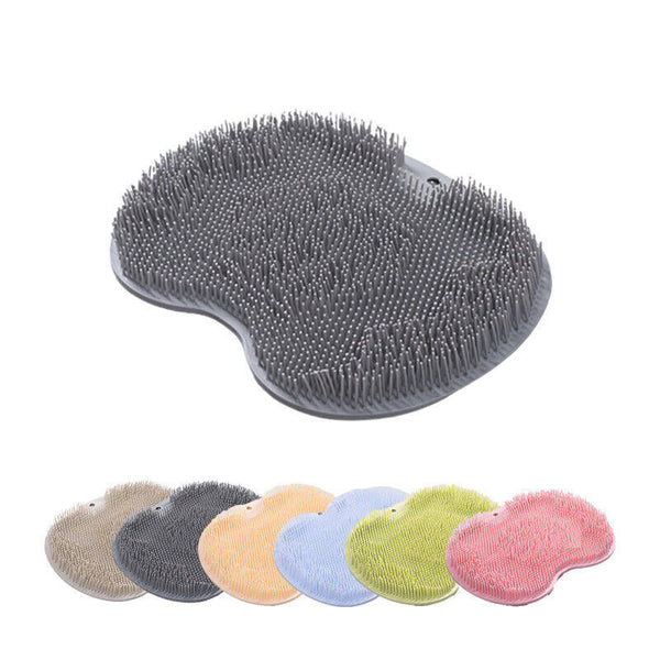 Exfoliating Foot Back Scrubber Silicone Massager Pad Bath Shower Cleaning Mat AU