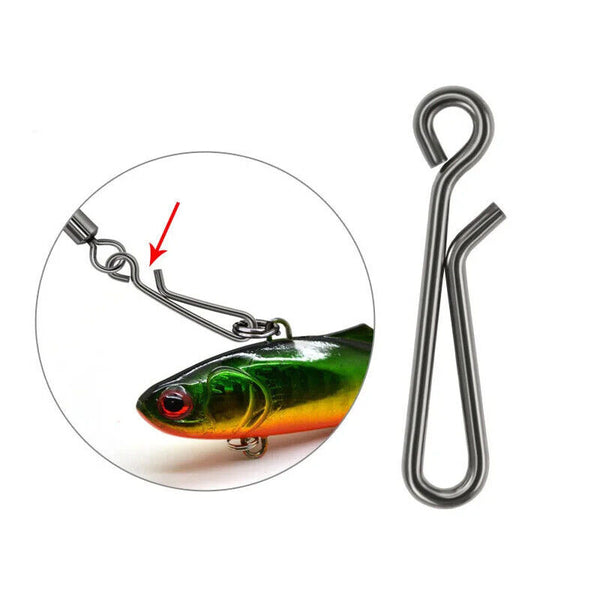 Fishing Snap J Clip Connector 25pcs - Fastest Changing Squid Jig Egi Swivel Lure