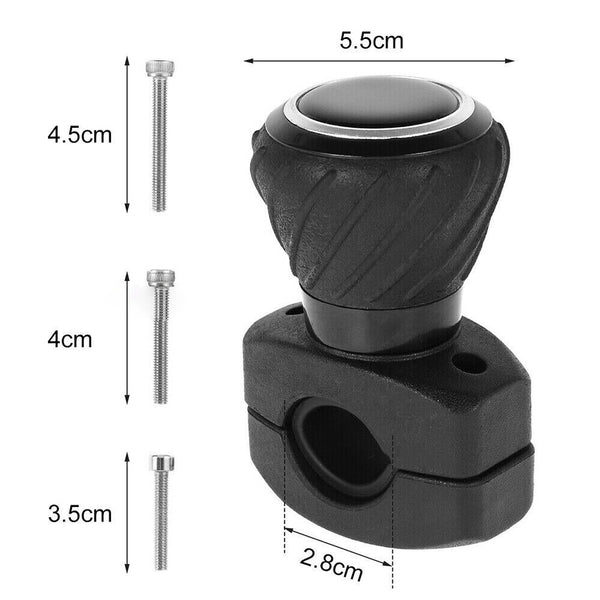 Steering Turning Tractor Forklift Aid Car Wheel Spinner Knob Ball Lorry Truck