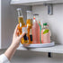 Non-Skid Turntable Pantry Tray Storage Organizer Rack Rotating Spice RacK 25cm