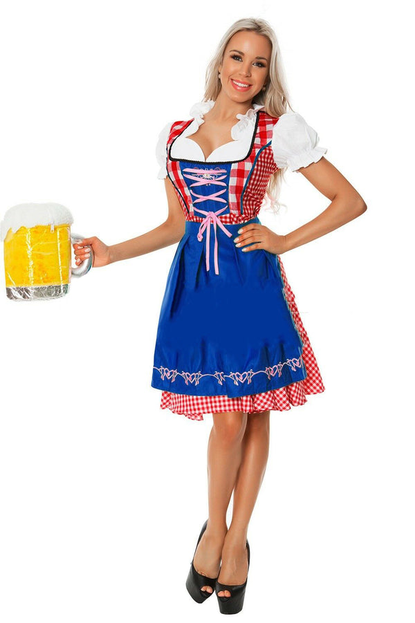 Ladies Oktoberfest costume | Beer Maid Costume | German Bavarian Heidi | Fancy dress costume 