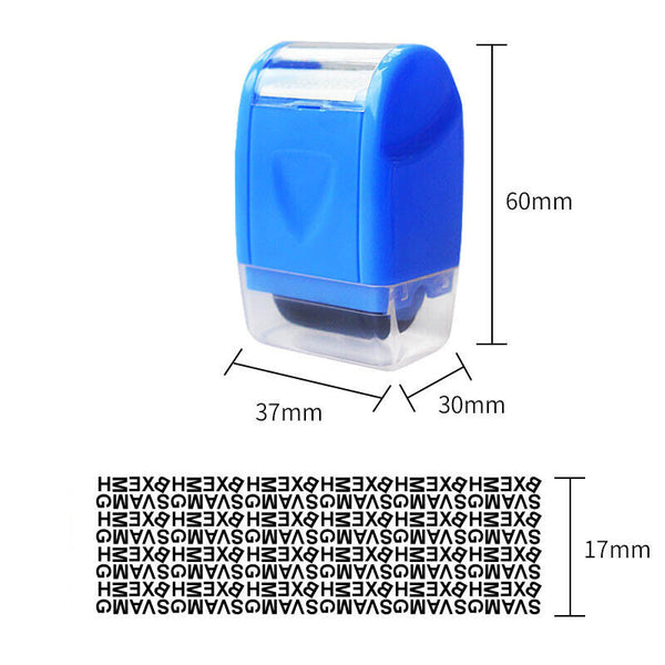 2PCS Data Guard Stamp Roller Protection Identity Confidential Privacy ID Theft
