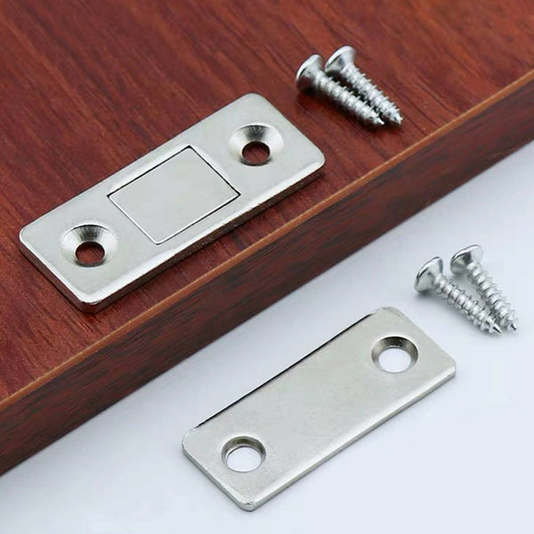12 set Magnetic Door Catch Closer Cabinet Latch Cupboard Ultra Thin Magnet Catch
