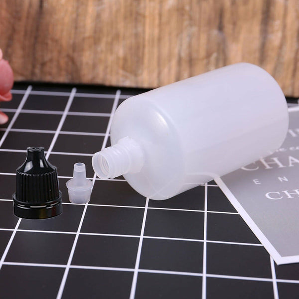 50Pcs Empty Plastic Squeezable Dropper Bottles Liquid Eye Drops Oil Containers