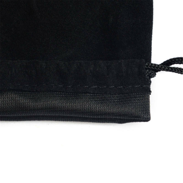 UP 300X Velvet Jewellery Gift Bag Wedding Favour Drawstring Pouch 10*14cm Black