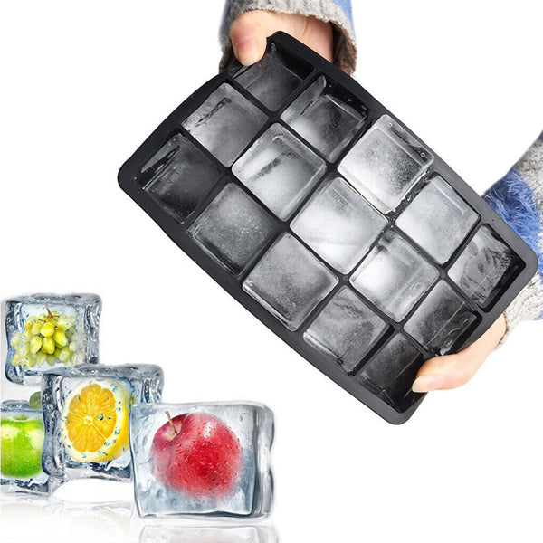 15 Block Ice Cube Maker Tray Big Silicone Mold Sphere Whiskey Frozen Tray AU