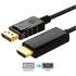 Displayport DP to HDMI Cable Male to Male HD 4K 1080P High Speed Display Port