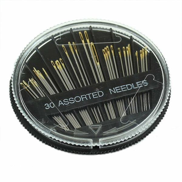 90PCS Assorted Hand Sewing Needles Embroidery Mending Craft Quilt Sew Case AU