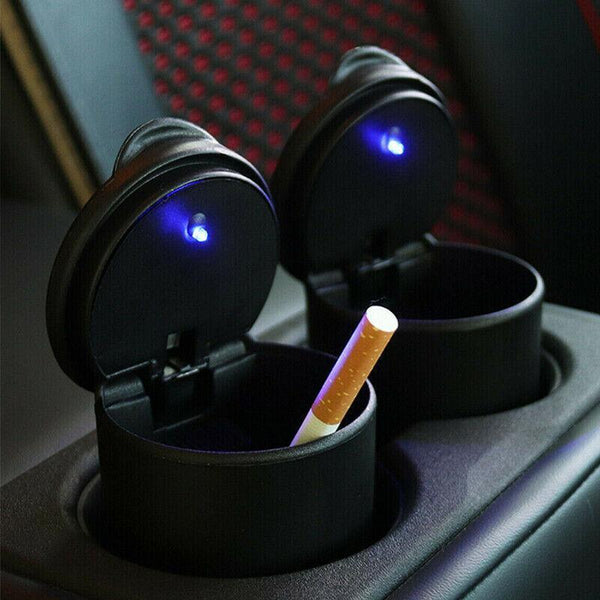 2PCS Portable Auto Car Ashtray Truck Cigarette Smoke Ashtray Ash Cylinder Holder