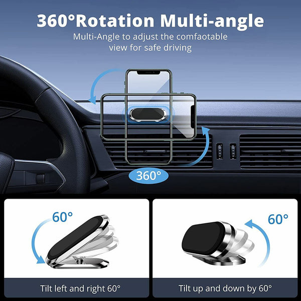 Magnetic Car Phone Holder Mount Dashboard Stand Universal for iPhone Samsung GPS