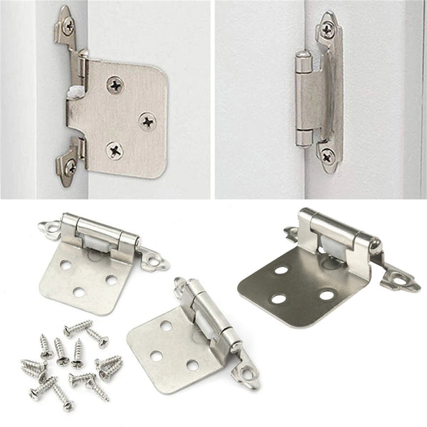 Self Closing Flush Mount Overlay Kitchen Cabinet Door Cupboard Hinges Hinges AUS