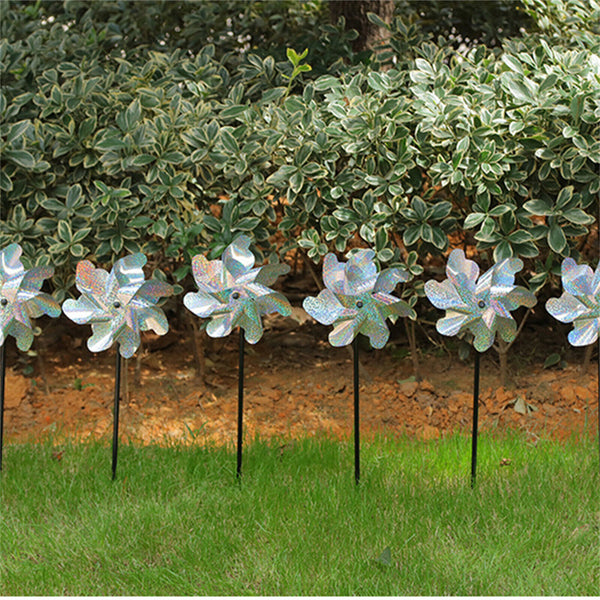 2X Anti-Birds Reflective Windmill for Garden Orchard Farm Scare Birds Away Tools