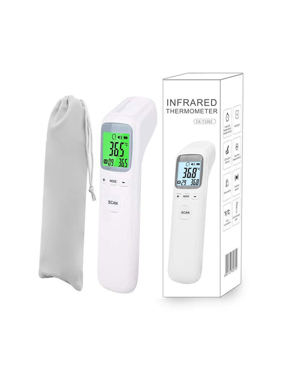 Digital Infrared Thermometer Non-contact Forehead LCD Temperature Gun Mask Frame