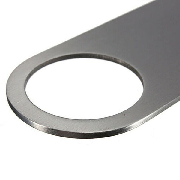 Stainless Steel Speed Bottle Opener Bartender Flat Bar Blade Cap Can Beer Drink